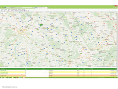 Telemetrie - RTK Monitor - základní mapa (zobrazeno 95x)